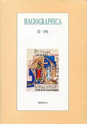 Hagiographica III 1996 Rivista Di Agiografia E Biografia Della Societa Internazionale Per Lo Stud...