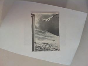 Winterstürme über der Teichmulde [schwarz-weiß-Postkarte]