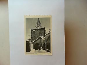 Habelschwerdt, Alter Torturm [schwarz-weiß-Postkarte]