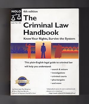 Seller image for The Criminal Law Handbook: Know Your Rights, Survive the System for sale by Singularity Rare & Fine