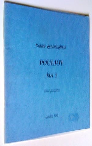 Cahier généalogique Pouliot no 1, 9ième génération et no 2, 8ième génération (2 volumes)