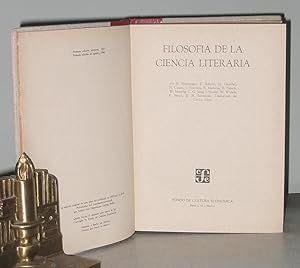 Seller image for Filosofia de la Ciencia Literaria for sale by Exquisite Corpse Booksellers
