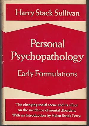 Bild des Verkufers fr Personal Psychopathology: Early Formulations zum Verkauf von Dorley House Books, Inc.