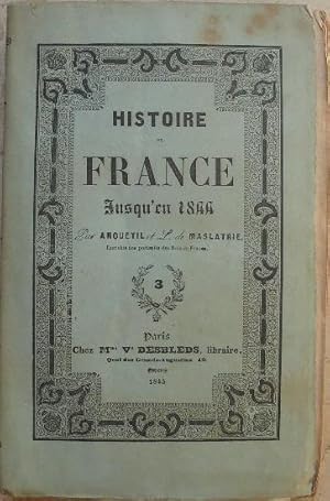 Image du vendeur pour Histoire de France depuis les gaulois jusqu' la mort de Louis XVI. mis en vente par Librairie les mains dans les poches