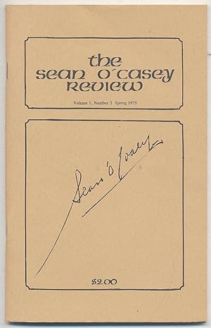 Bild des Verkufers fr The Sean O'Casey Review: Volume 1, Number 2, Spring 1975 zum Verkauf von Between the Covers-Rare Books, Inc. ABAA