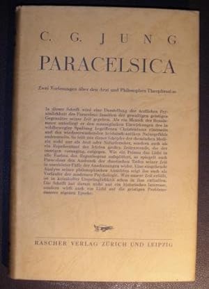 Paracelsica. Zwei Vorlesungen über den Arzt und Philosophen Theophrastus.