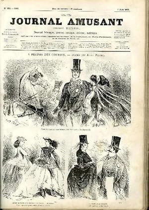 Seller image for LE JOURNAL AMUSANT N 492 : A PROPOS DES COURSES, L'HOMME AUX CAILLOUX, UNE REVOLTE, FANTASIAS, LES PAYSANS, CROQUIS MILITAIRES for sale by Le-Livre