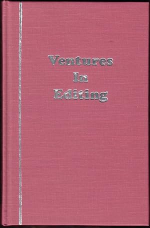 Ventures in Editing (SIGNED)