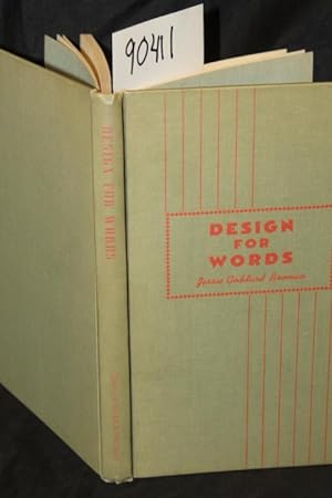 Image du vendeur pour Design For Words mis en vente par Princeton Antiques Bookshop
