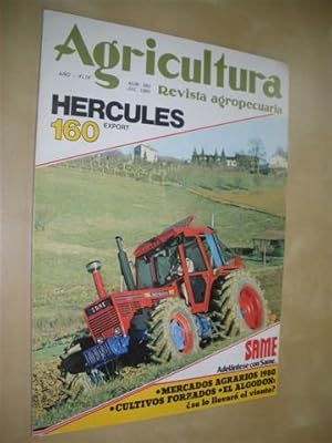 Imagen del vendedor de AGRICULTURA. REVISTA AGROPECUARIA. N582. DICIEMBRE 1980. MERCADOS AGRARIOS 1980. CULTIVOS FORZADOS. EL ALGODN a la venta por LIBRERIA TORMOS