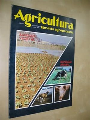 Imagen del vendedor de AGRICULTURA. REVISTA AGROPECUARIA. N604. NOVIEMBRE 1982. SANIDAD ANIMAL a la venta por LIBRERIA TORMOS