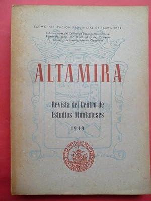 Imagen del vendedor de ALTAMIRA. Revista de Estudios Montaeses. Nms. 1, 2 y 3. 1949. a la venta por Carmichael Alonso Libros