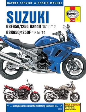 Immagine del venditore per Suzuki GSF650/1250 Bandit & GSX650/1250F (07-14) Haynes Repair Manual (Paperback) venduto da AussieBookSeller