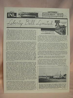 Bild des Verkufers fr INL: LIBERTY BELL LIMITED: - INTERUBAN NEWS LETTER - OCTOBER, 1945 zum Verkauf von Robert Gavora, Fine & Rare Books, ABAA