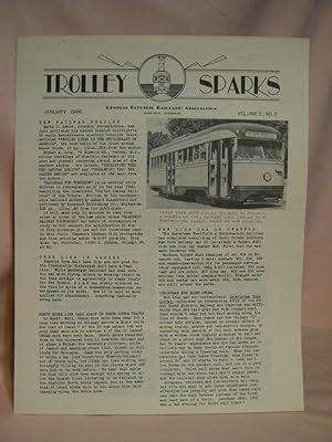 Bild des Verkufers fr TROLLEY SPARKS; VOLUME 2, NUMBER 2 zum Verkauf von Robert Gavora, Fine & Rare Books, ABAA