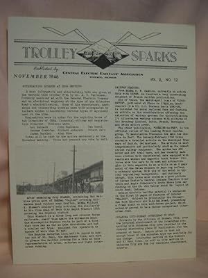 Seller image for TROLLEY SPARKS; VOLUME 2, NUMBER 12 for sale by Robert Gavora, Fine & Rare Books, ABAA