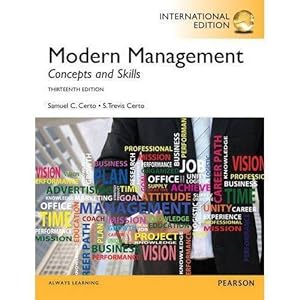 Image du vendeur pour INTERNATIONAL EDITION---Modern Management : Concepts and Skills, 13th edition mis en vente par READINGON LLC