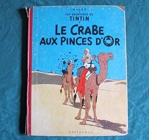 Tintin. Le Crabe aux pinces d'Or. (Dos rouge) B22.