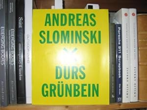 Imagen del vendedor de Andreas Slominski: Durs Grunbein a la venta por PsychoBabel & Skoob Books