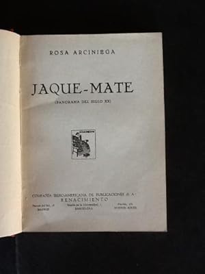 Imagen del vendedor de Jacque-Mate (Panorama del siglo XX) a la venta por Libros del cuervo