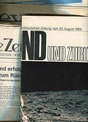 Sammlung / Konvout zur ersten Mondlandung am 21. Juli 1969.