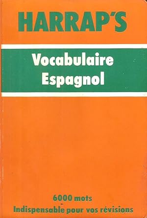 Imagen del vendedor de Vocabulaire Espagnol a la venta por Libros Sargantana