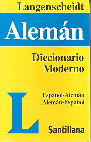 Diccionario Moderno Langenscheidt Español-Alemán Alemán-Español
