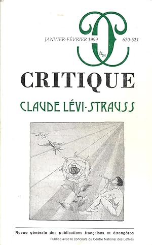 Imagen del vendedor de Claude Lvi-Strauss - Critique n 620-621 - Janvier - Fvrier 1999 - Revue gnrale des publications franaises et trangres a la venta por Pare Yannick