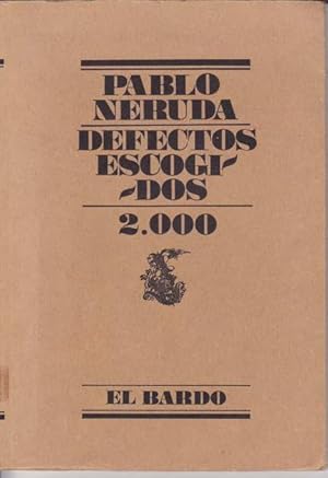 Seller image for DEFECTOS ESCOGIDOS/ 2000 for sale by Librera Races