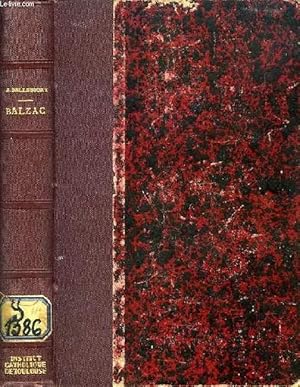 Imagen del vendedor de BALZAC ET SON OEUVRE a la venta por Le-Livre