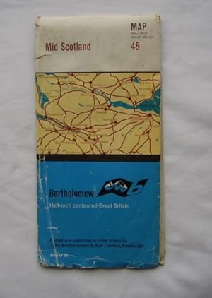 Bartholomew Half-inch Contoured Great Britain : 45 Mid Scotland