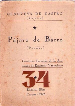 Imagen del vendedor de PAJARO DE BARRO. Poemas a la venta por Buenos Aires Libros