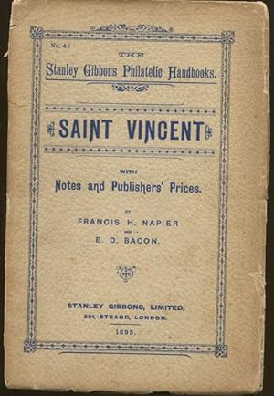 Imagen del vendedor de St Vincent,, with notes and publishers' prices. a la venta por Pennymead Books PBFA
