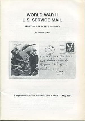 Seller image for World War II U.S. Service Mail., Army - Air Force - Navy for sale by Pennymead Books PBFA