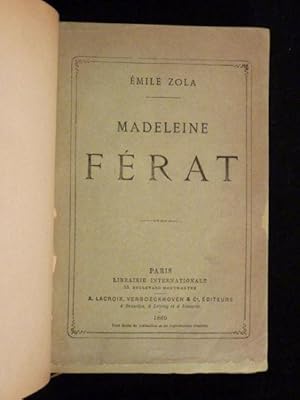 Seller image for Madeleine Frat for sale by Librairie Le Feu Follet