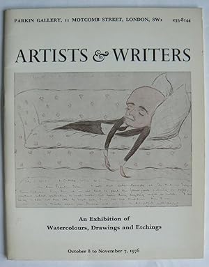 Imagen del vendedor de Artists and Writers. An Exhibition of Watercolours, Drawings and Etchings. October 8 to November 7, 1976. a la venta por Roe and Moore