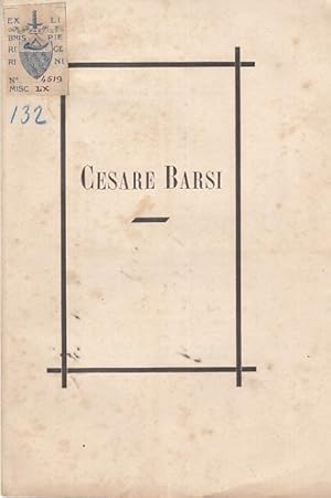 Seller image for CESARE BARSI for sale by Arca dei libri di Lorenzo Casi