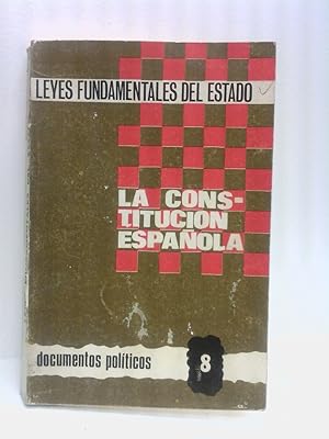 Imagen del vendedor de Leyes Fundamentales del Estado. La Constitucin Espaola a la venta por Librera Miguel Miranda
