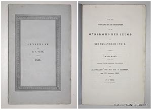 Image du vendeur pour Over den toestand en de behoeften van het onderwijs der jeugd in Nederlandsch Indi. Aanspraak gehouden bij de opening van de algemeene vergadering der Maatschappij: Tot Nut van 't Algemeen, den 13den Augustus, 1850. mis en vente par Charbo's Antiquariaat