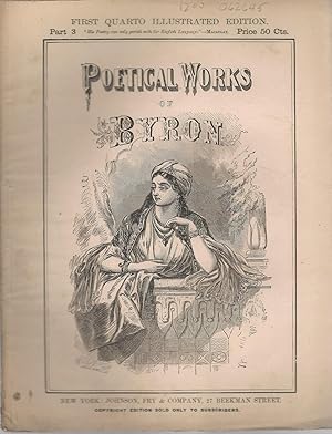 Imagen del vendedor de Poetical Wotks of Byron: First Quarto Illustrated Editioj, Part 3 a la venta por Dorley House Books, Inc.