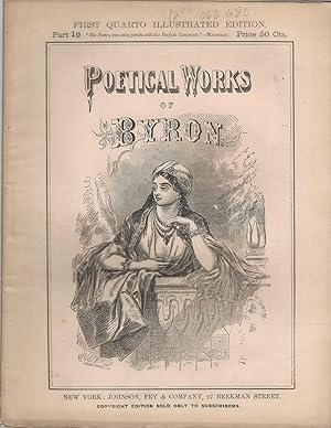 Imagen del vendedor de Poetical Wotks of Byron: First Quarto Illustrated Editioj, Part 19 a la venta por Dorley House Books, Inc.