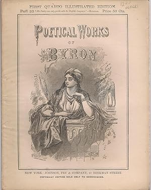 Imagen del vendedor de Poetical Wotks of Byron: First Quarto Illustrated Editioj, Part 20 a la venta por Dorley House Books, Inc.