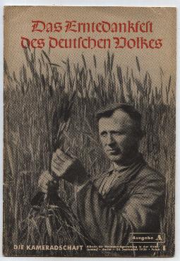 Seller image for Das Erntedankfest des deutschen Volkes. for sale by Leonardu