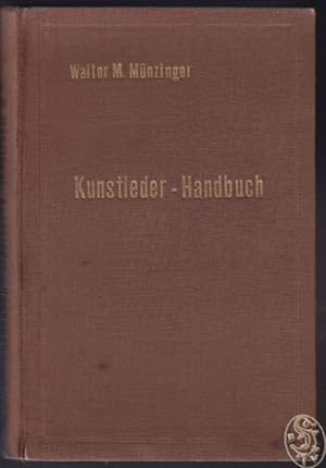 Kunstleder-Handbuch. Herstellung und Eigenschaften von Kunstleder und lederähnlichen Werkstoffen.