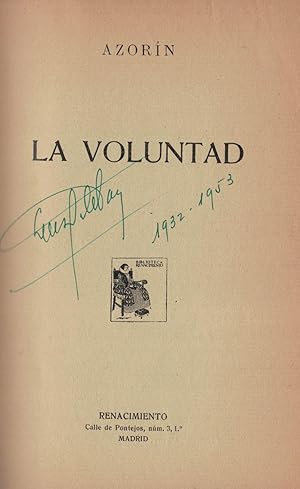 LA VOLUNTAD.