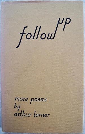 Image du vendeur pour FOLLOW-UP: MORE POEMS mis en vente par Champ & Mabel Collectibles