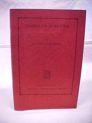 Image du vendeur pour Donalds O'Rourk mis en vente par Princeton Antiques Bookshop