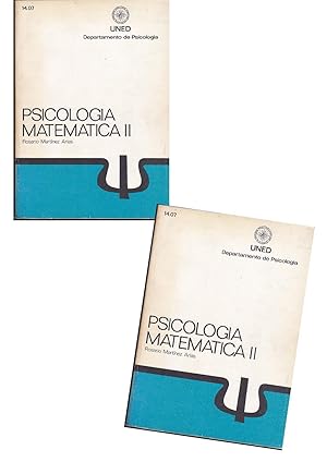 PSICOLOGIA MATEMATICA II (Tomo1 y Tomo2) 2 Tomos