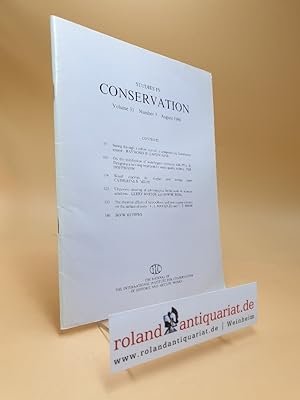 Seller image for Studies in Conservation Volume 31 No. 3 (August 1986). The Journal of The International Institute for Conservation of Historic and Artistic Works. for sale by Roland Antiquariat UG haftungsbeschrnkt
