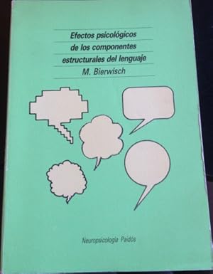 EFECTOS PSICOLOGICOS DE LOS COMPONENTES ESTRUCTURALES DEL LENGUAJE.